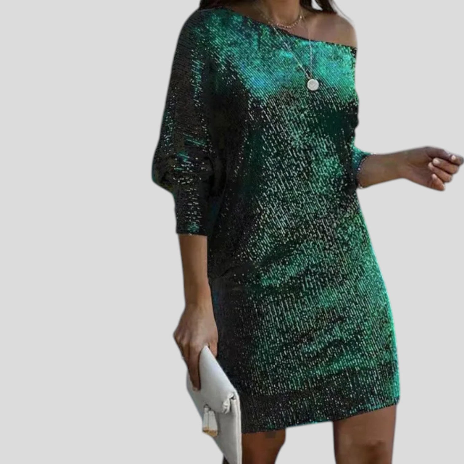 Isabel™ | Contrast Sequin Dress