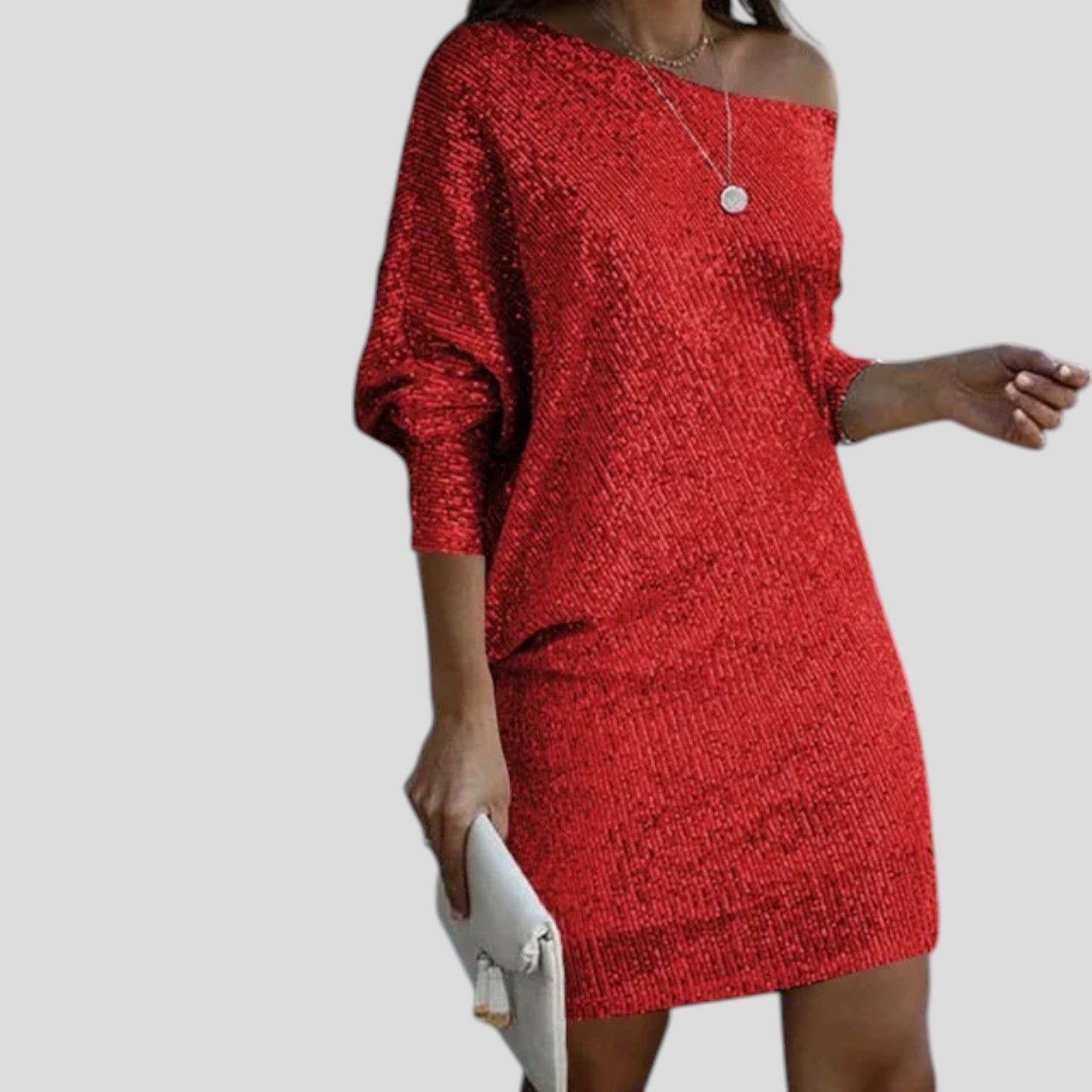 Isabel™ | Contrast Sequin Dress