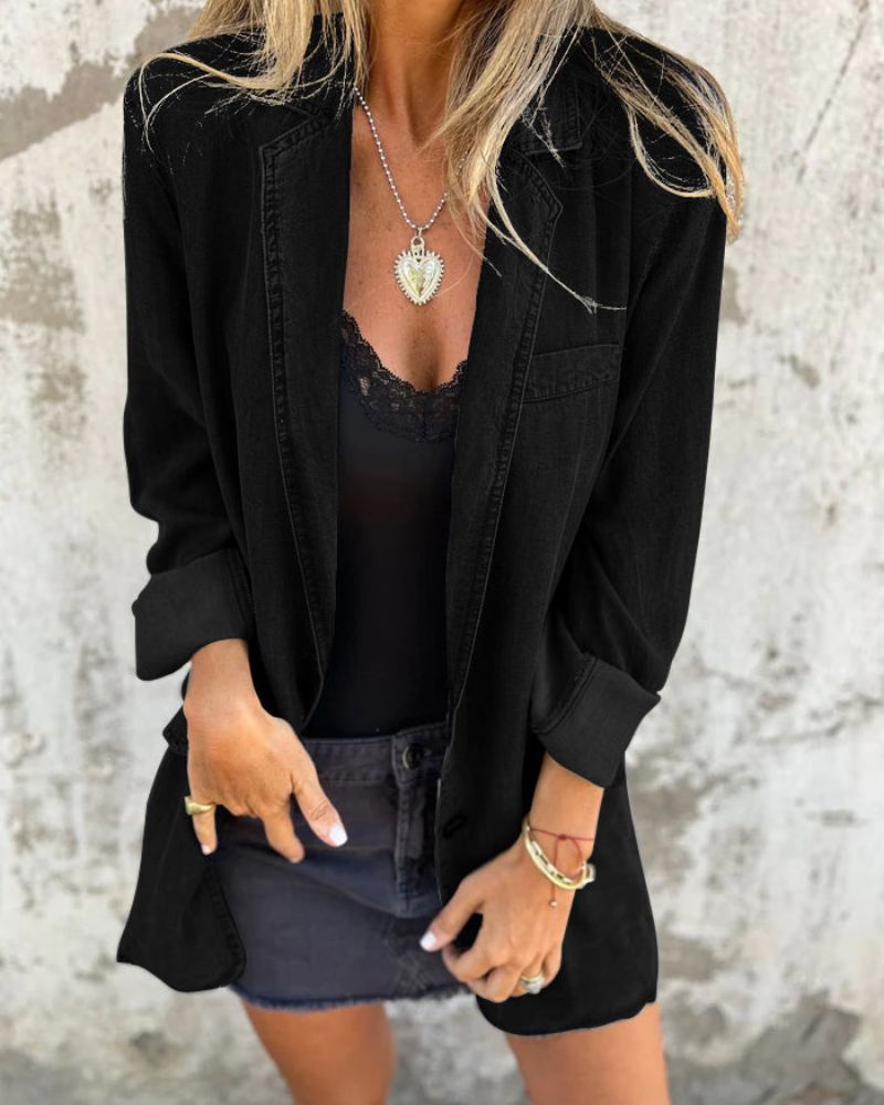 Celeste™ | Casual Denim Blazer