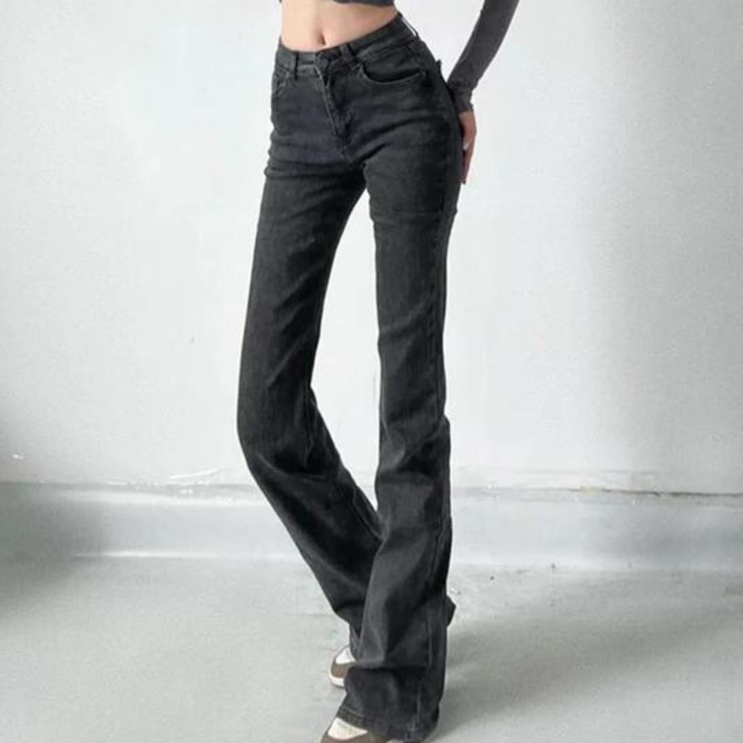 Cambria™ | High-Waisted Heart Fringe Jeans