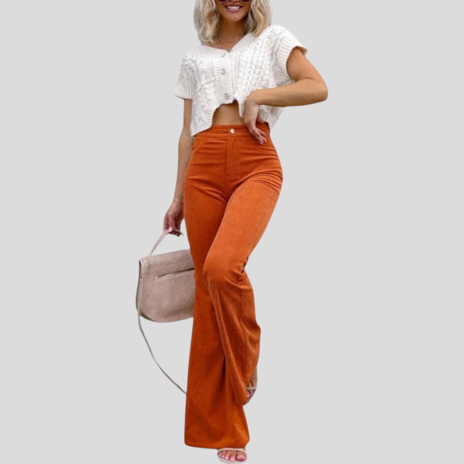 Kara™ | Corduroy Flared Pants