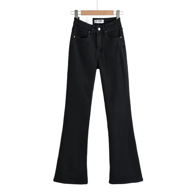 Cambria™ | High-Waisted Heart Fringe Jeans