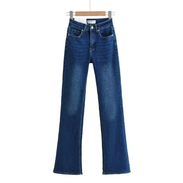 Cambria™ | High-Waisted Heart Fringe Jeans