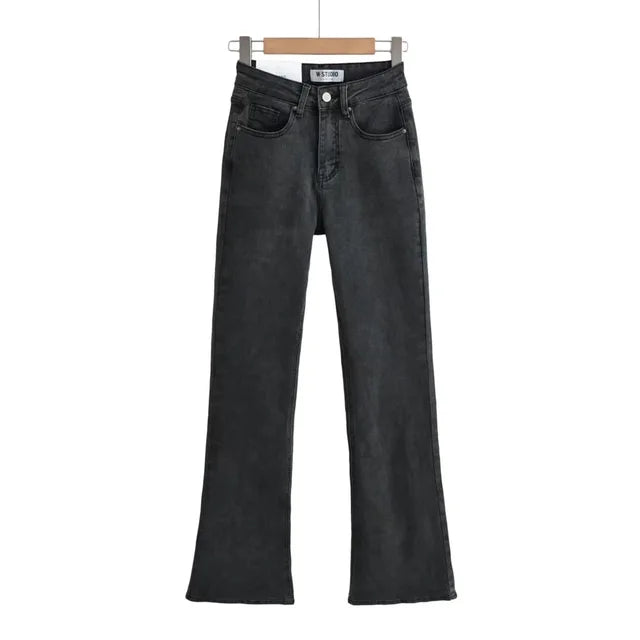 Cambria™ | High-Waisted Heart Fringe Jeans
