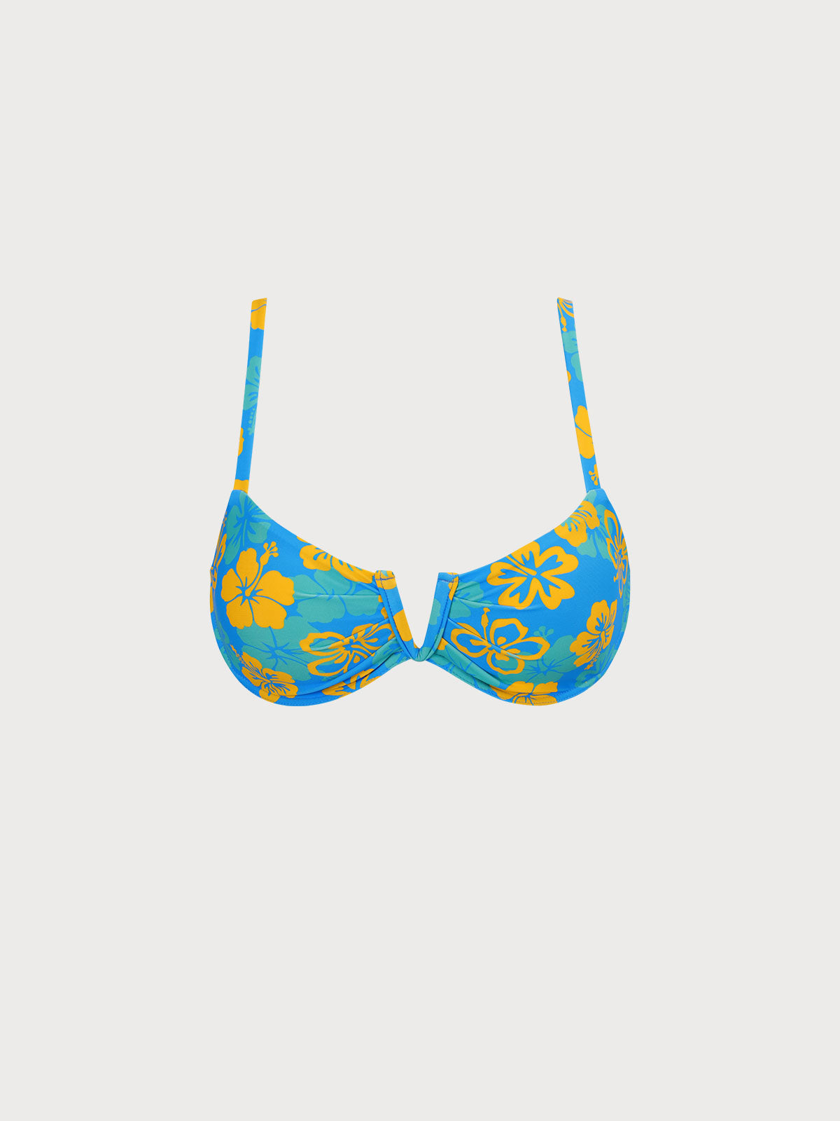 Ava™| Ruched Underwire Bikini Top