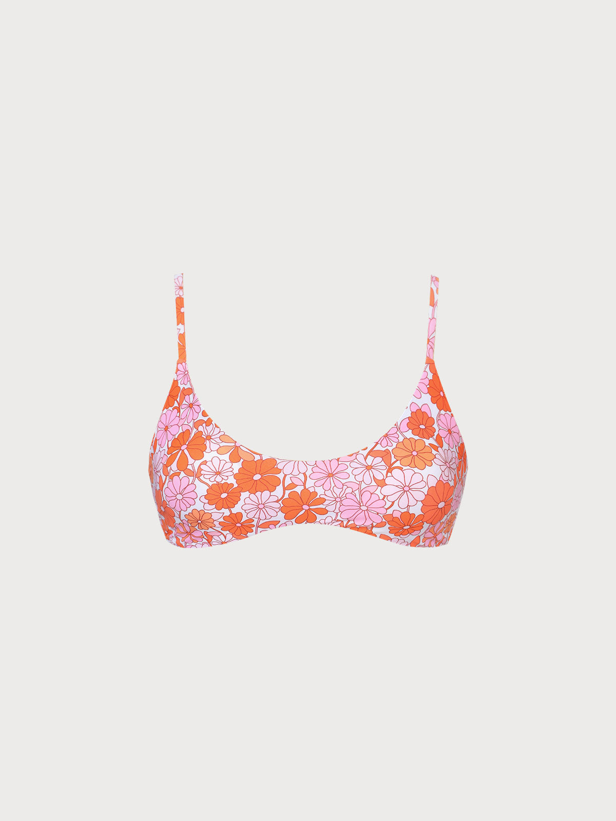 Seraphina™ | Orange Backless Bikini Top