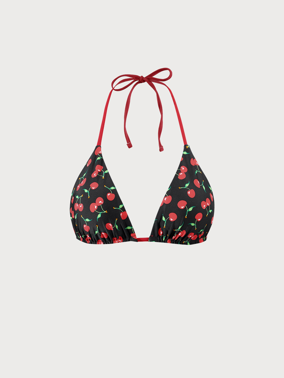 Luna™ | Reversible Cherry Halter Bikini Top