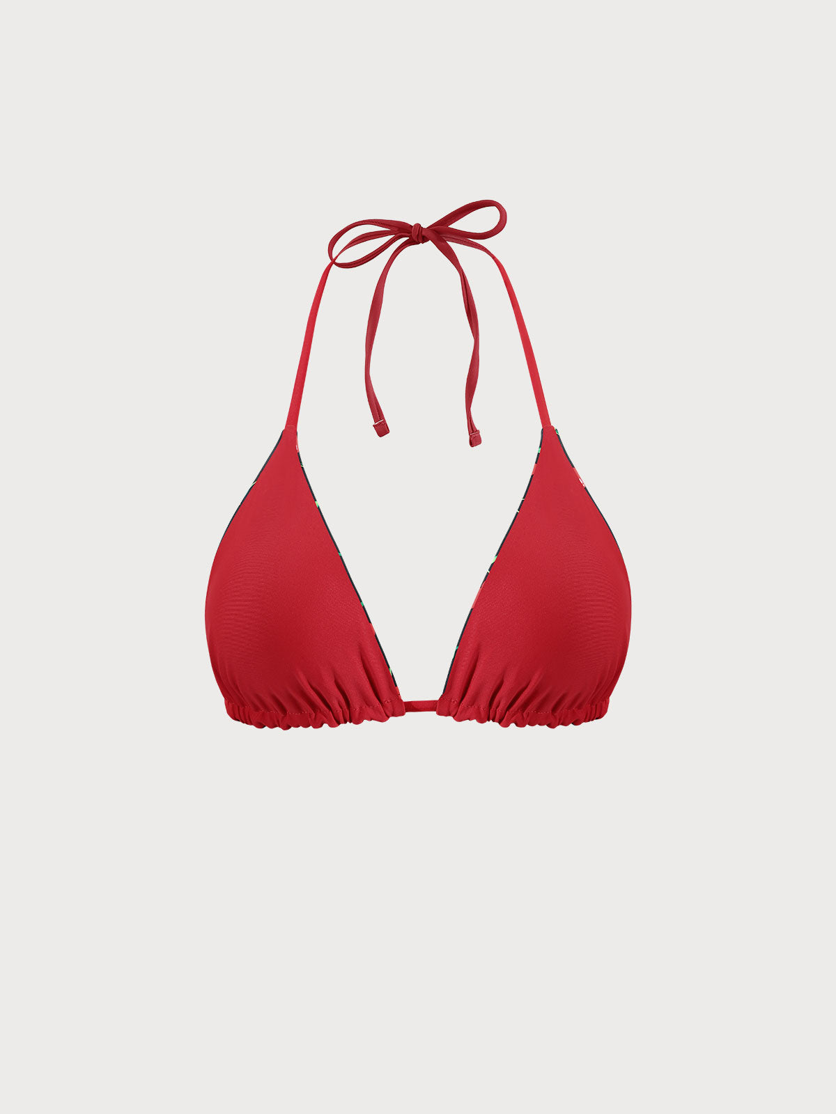 Luna™ | Reversible Cherry Halter Bikini Top