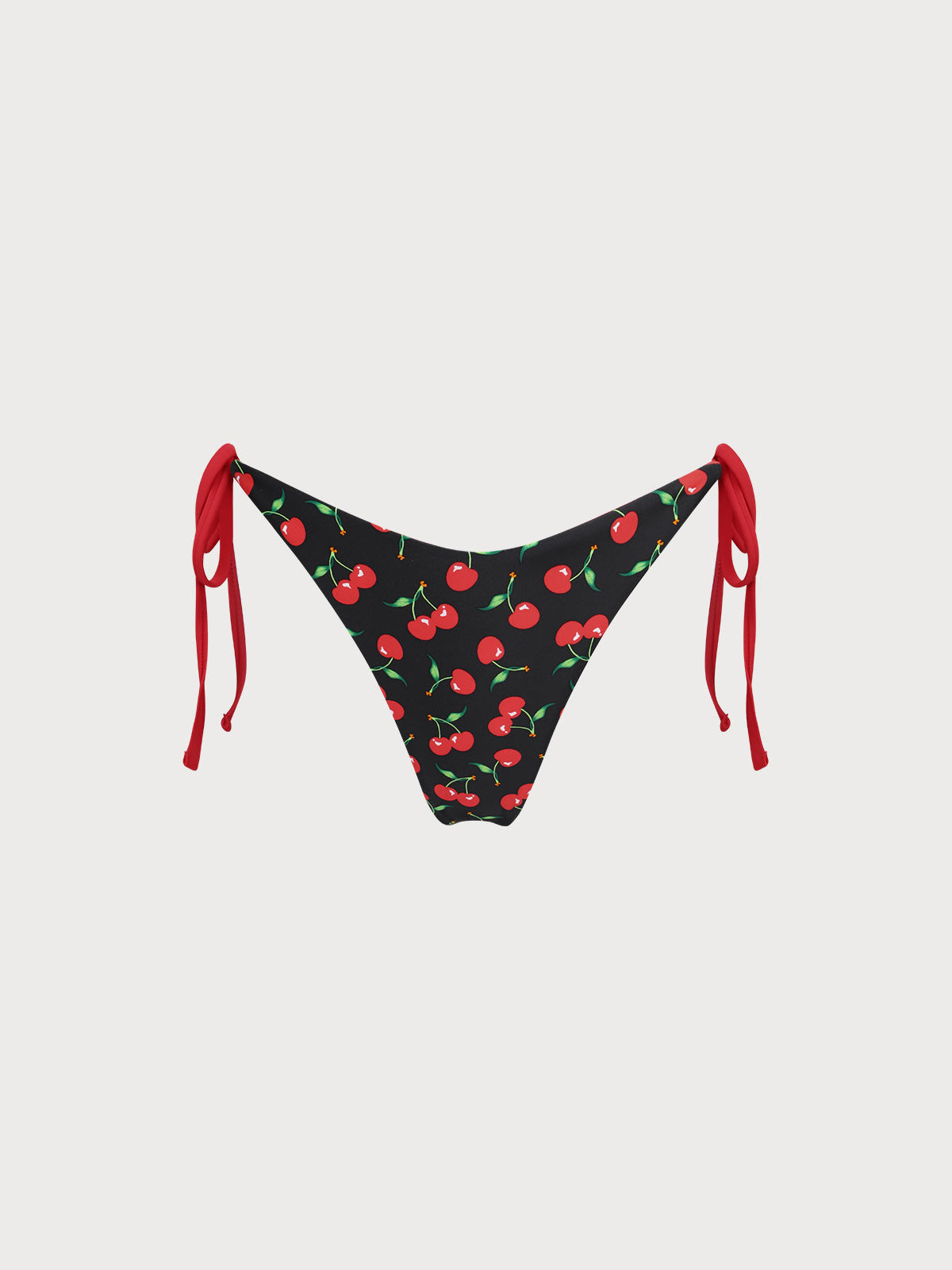 Luna™ | Reversible Cherry Tie Bikini Bottom