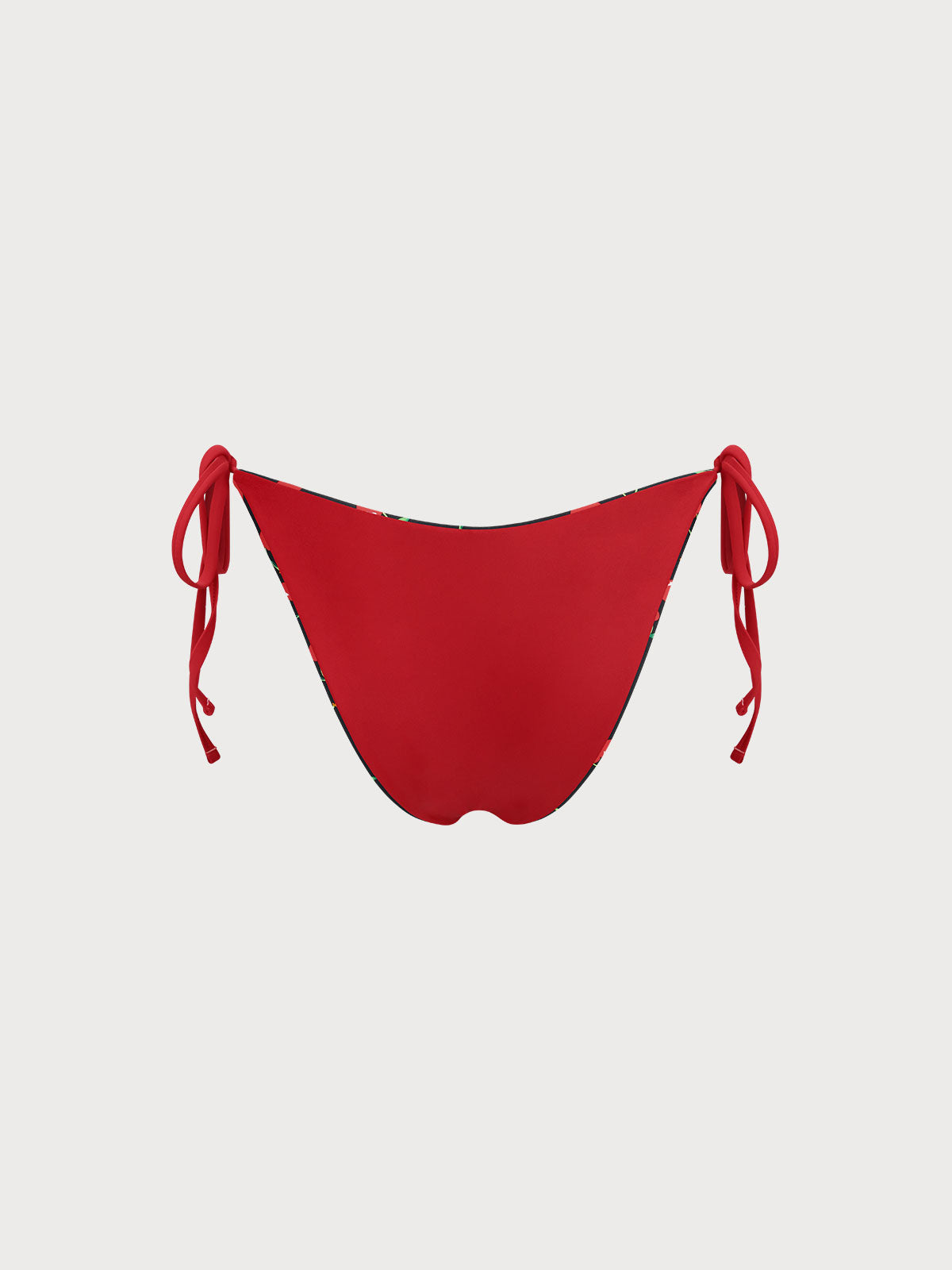 Luna™ | Reversible Cherry Tie Bikini Bottom
