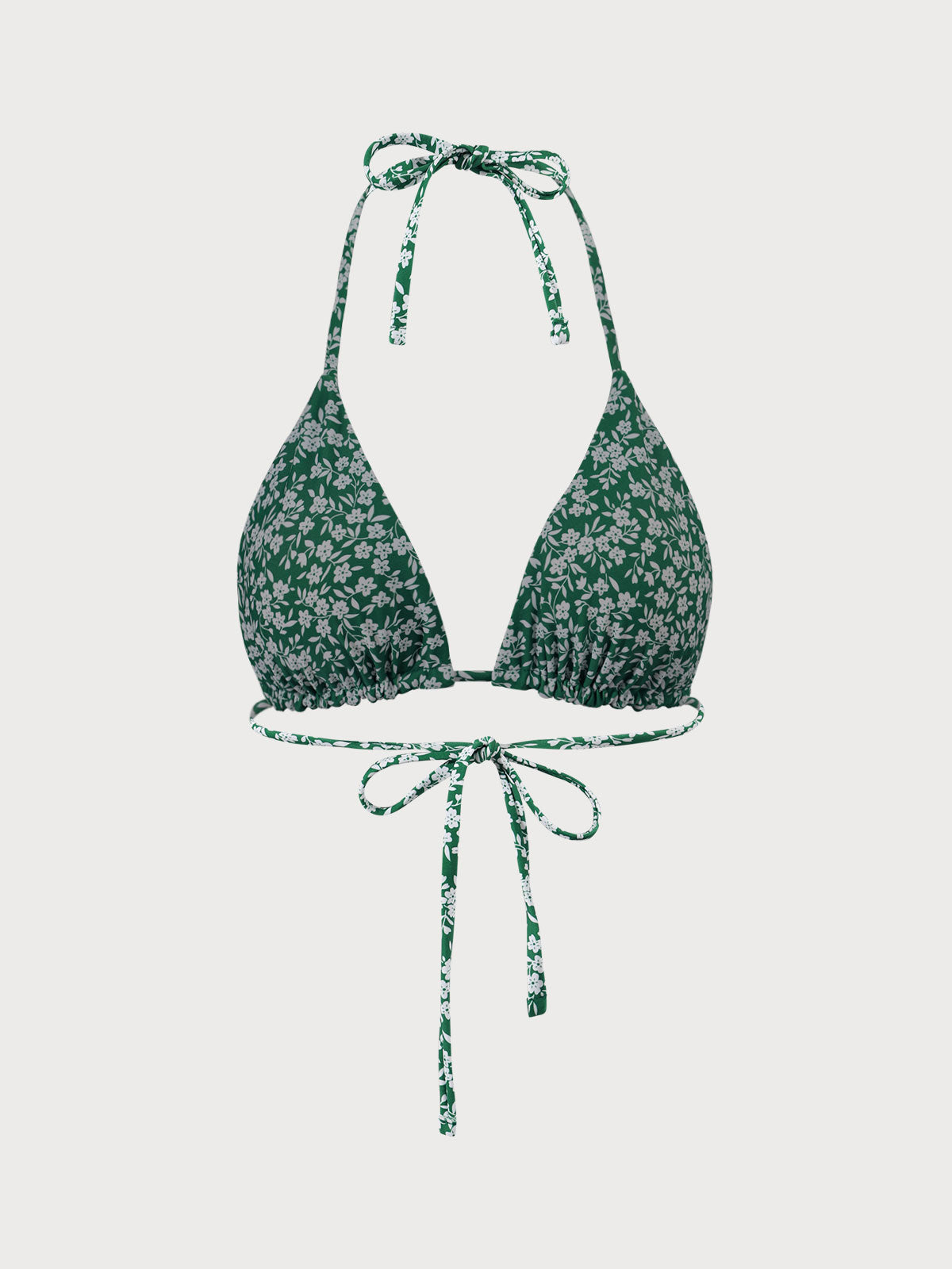 Elara™ | Green Reversible Halter Bikini Top