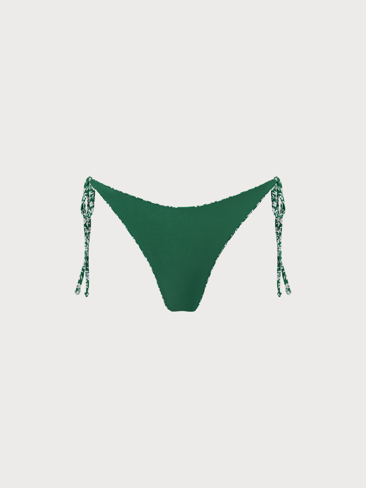 Elara™ | Green Reversible Tie Bikini Bottom