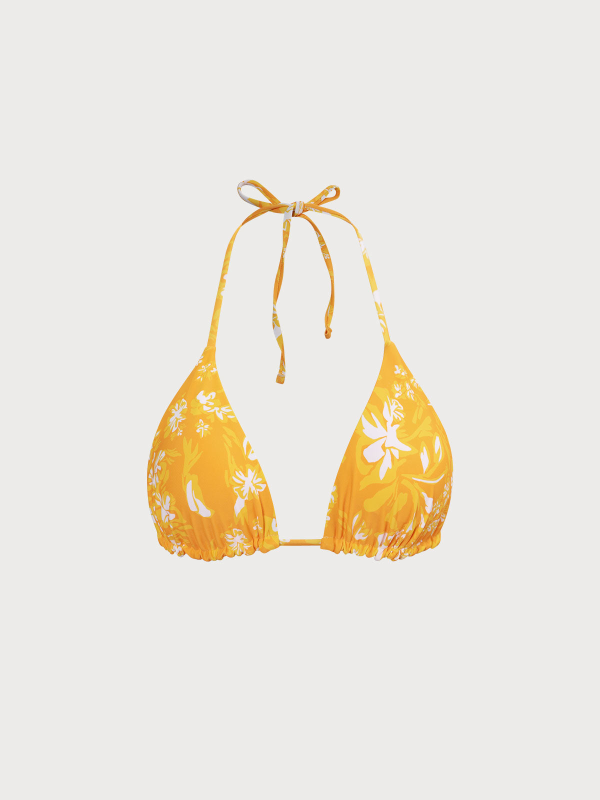 Sienna™ | Yellow Triangle Bikini Top