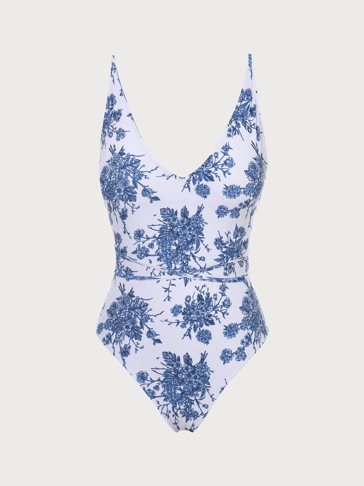 Lyra™ | V Neck Backless One-Piece Swimsuit