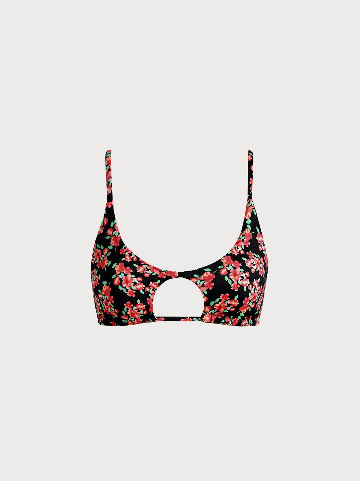 Roxy™ | Black Cutout Bikini Top
