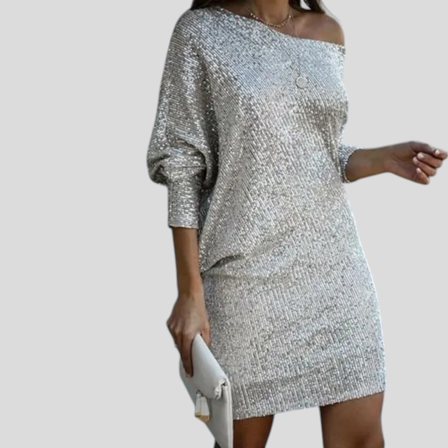 Isabel™ | Contrast Sequin Dress