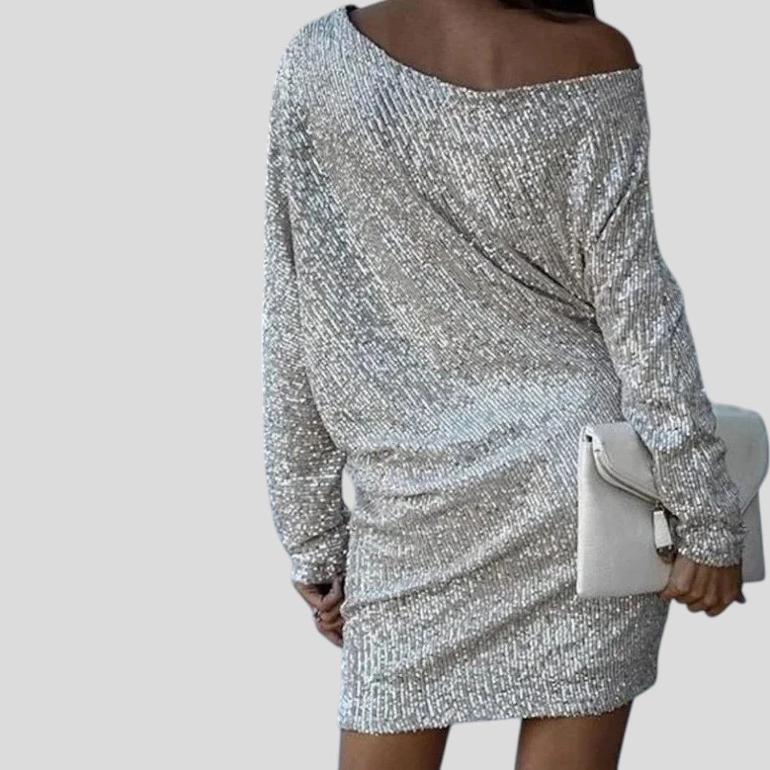 Isabel™ | Contrast Sequin Dress