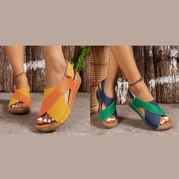 Alessia™ | Orthopedic Wedge Sandals