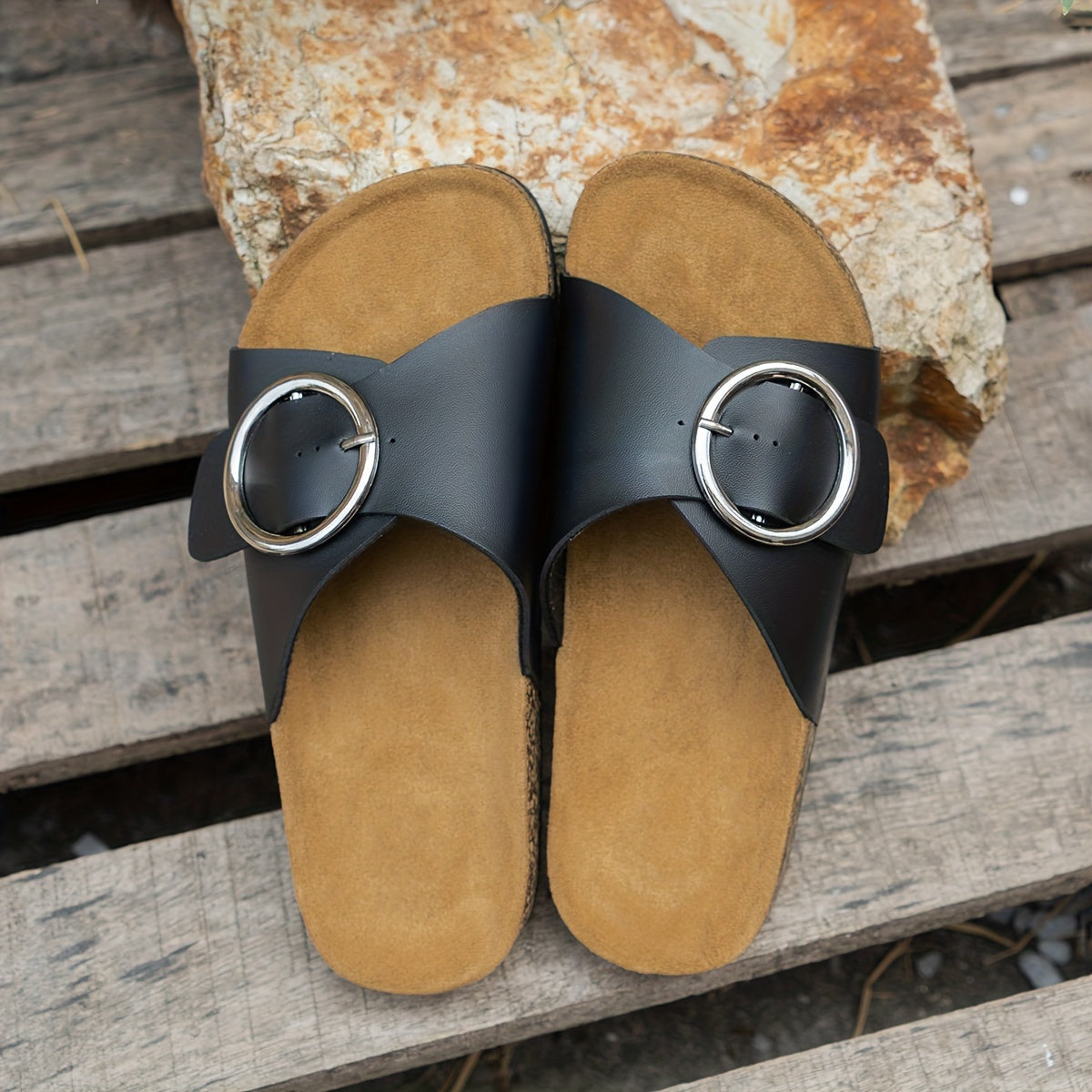 Nadia™ | Classic Comfort Slide Sandals