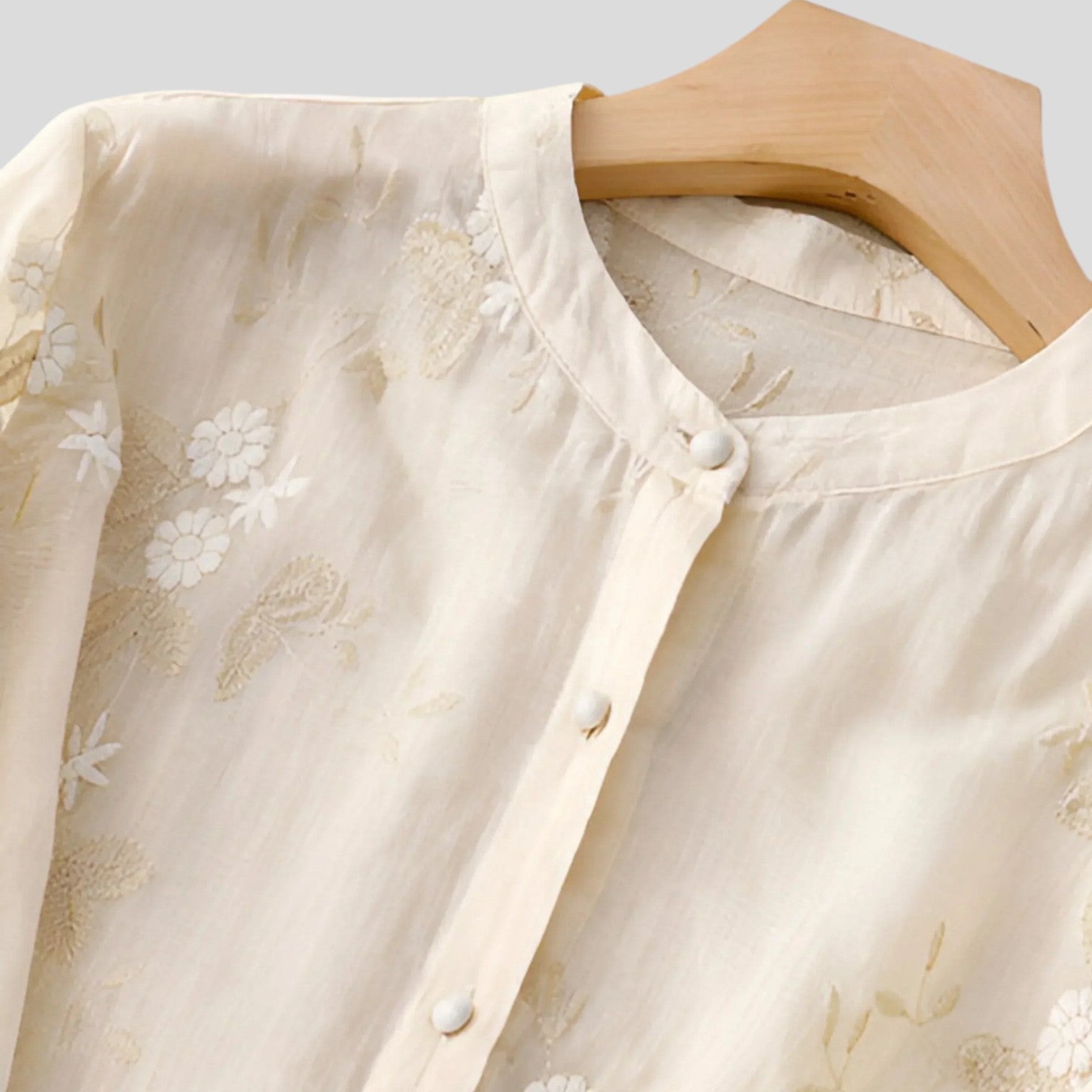 Mira™ | Embroidered Cotton Top