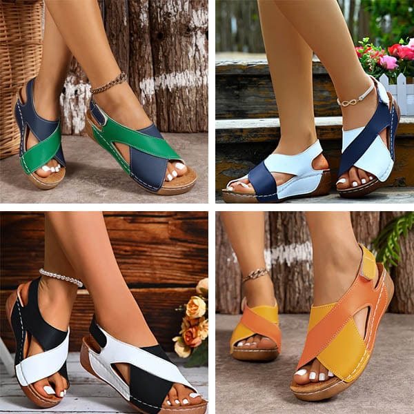 Alessia™ | Orthopedic Wedge Sandals
