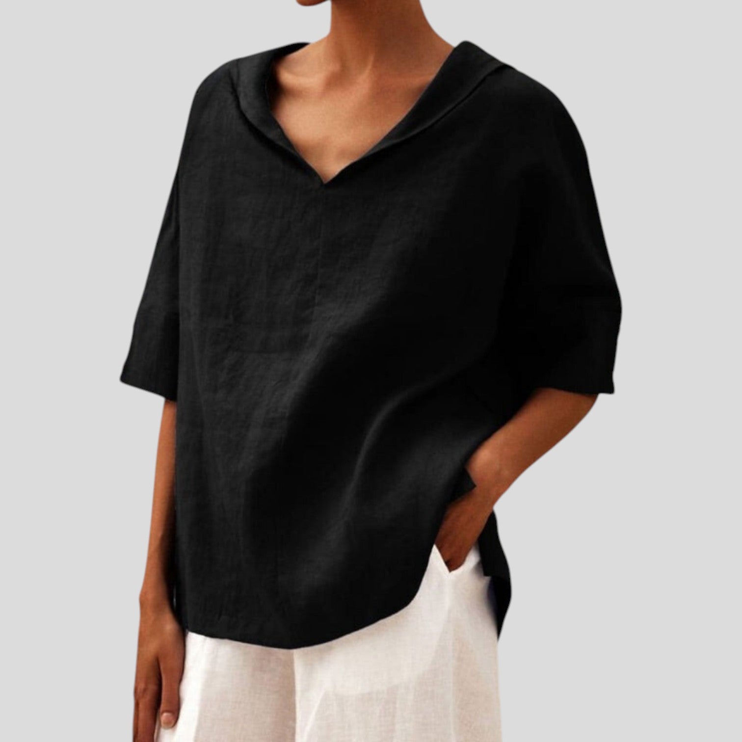 Elara™ | Casual Loose-Fit Blouse