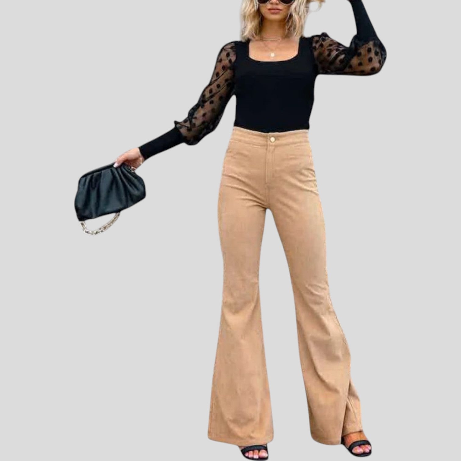 Kara™ | Corduroy Flared Pants