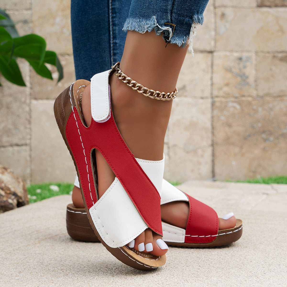 Alessia™ | Orthopedic Wedge Sandals