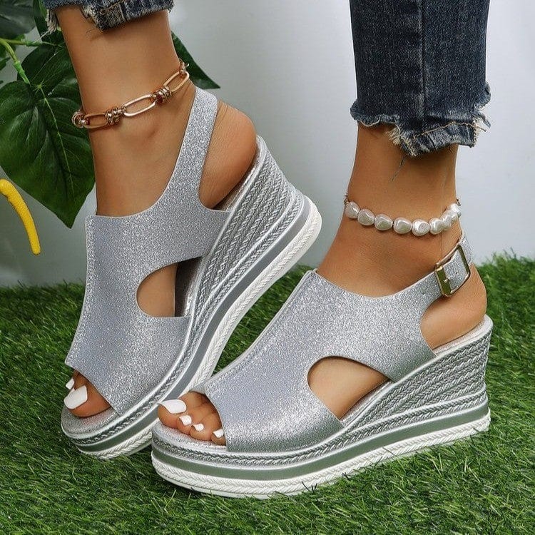 Isolde™ | Orthopedic Glitter-Finish Sandals