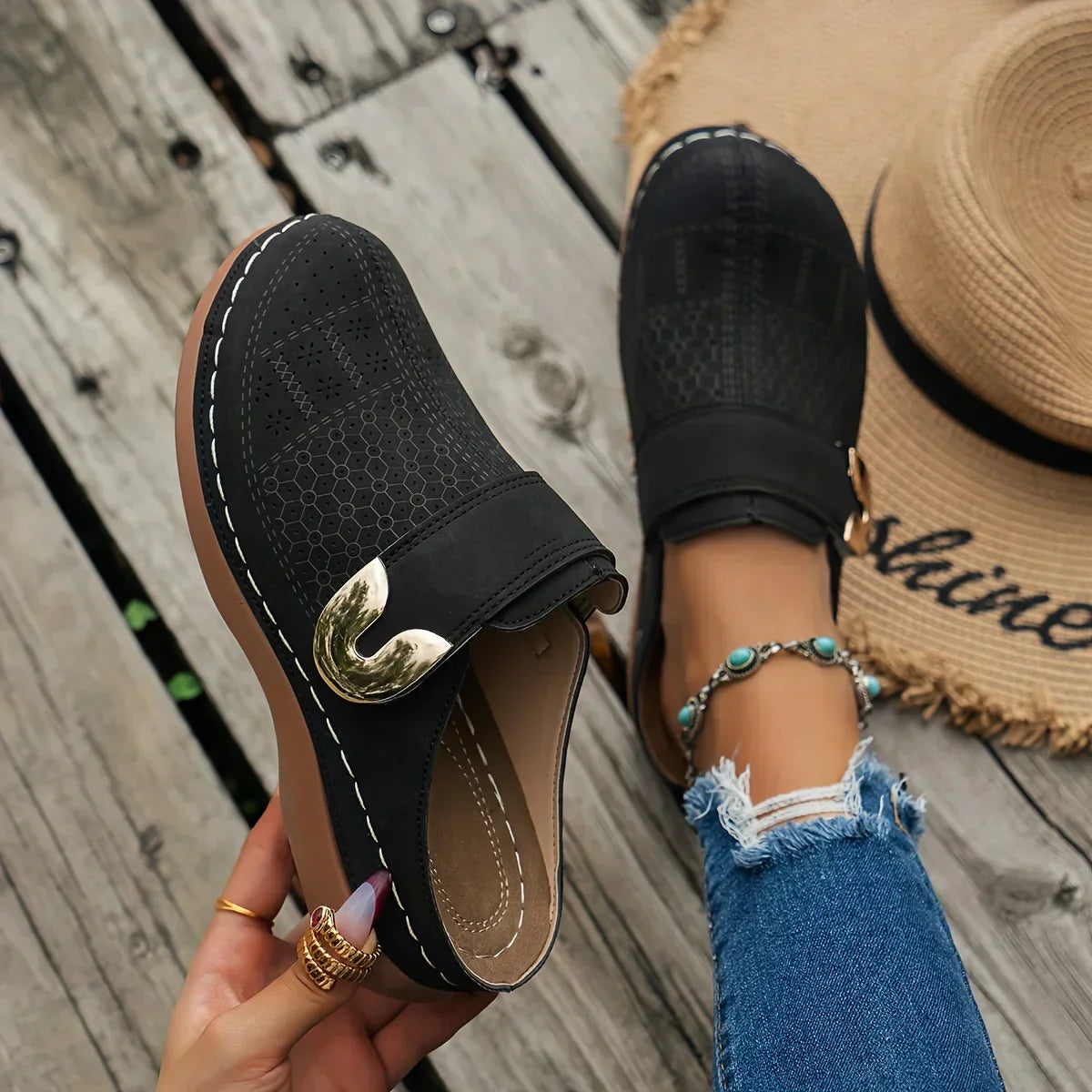 Kaela™ | Chic Supportive Wedge Sandals