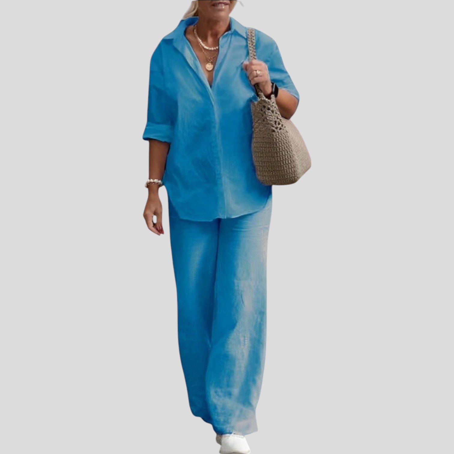 Lina™ | Linen Loungewear Set