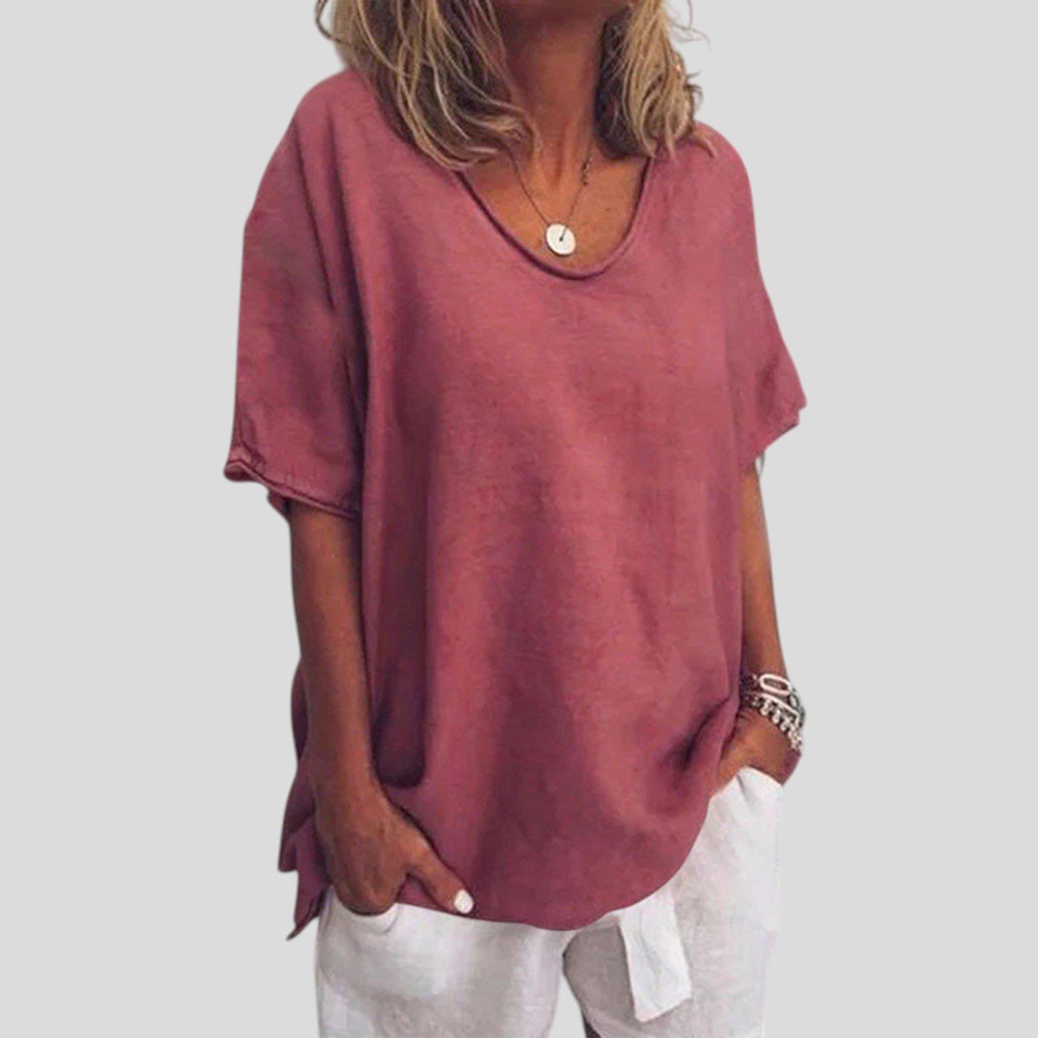 Maribel™ | Comfortable Loose Blouse with Tummy Coverage