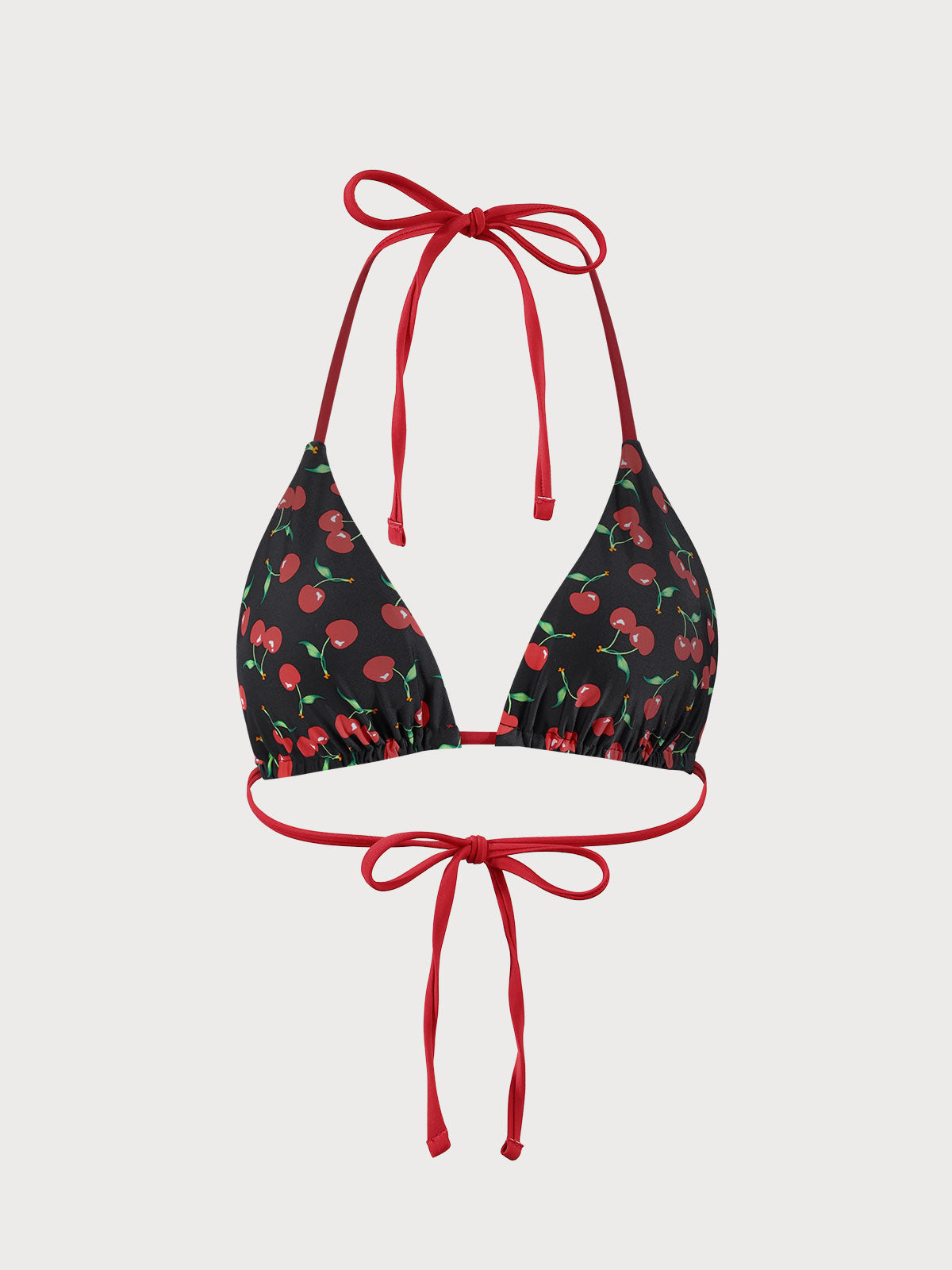 Luna™ | Reversible Cherry Halter Bikini Top