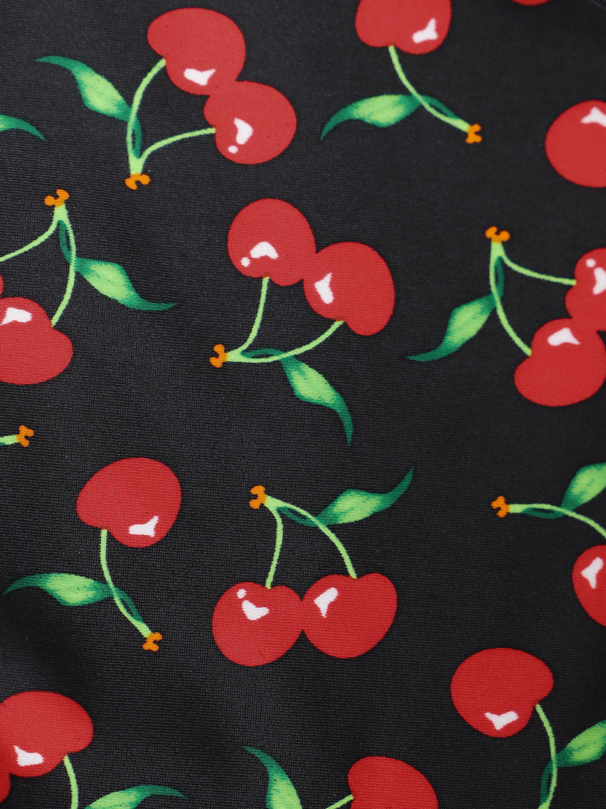 Luna™ | Reversible Cherry Halter Bikini Top