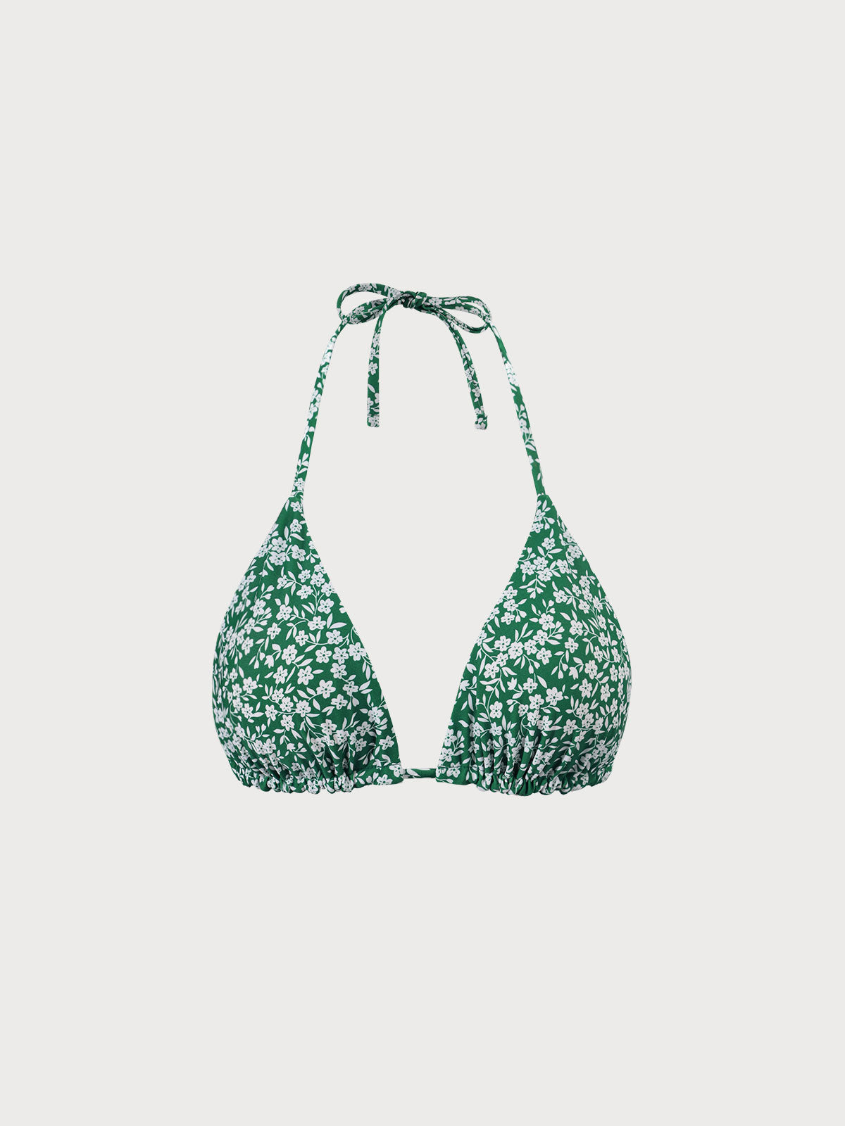 Elara™ | Green Reversible Halter Bikini Top