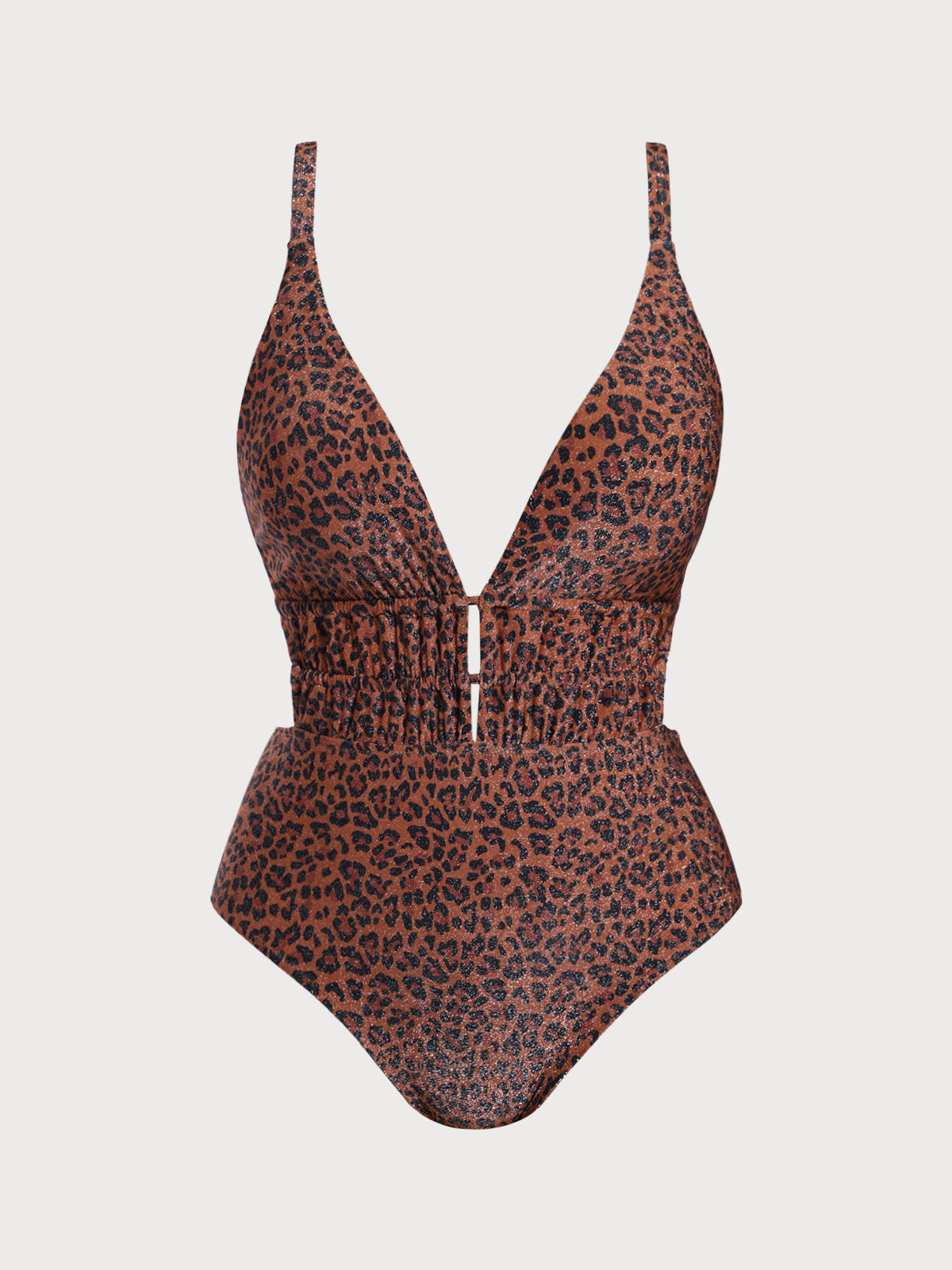 Nova™ | Leopard Print Plus Size One-Piece Swimsuit